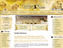 Tablet Screenshot of chiots-golden-retrievers.fr